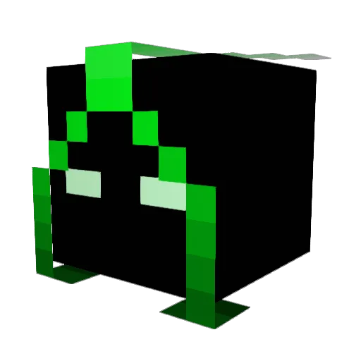 Hergusbergus Minecraft avatar head, 3D render