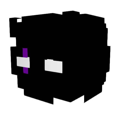 Heri_II Minecraft avatar head, 3D render