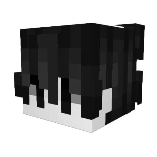 Herir Minecraft avatar head, 3D render