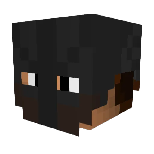 Herkull Minecraft avatar head, 3D render