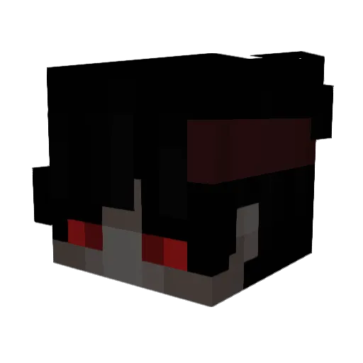 Herles Minecraft avatar head, 3D render