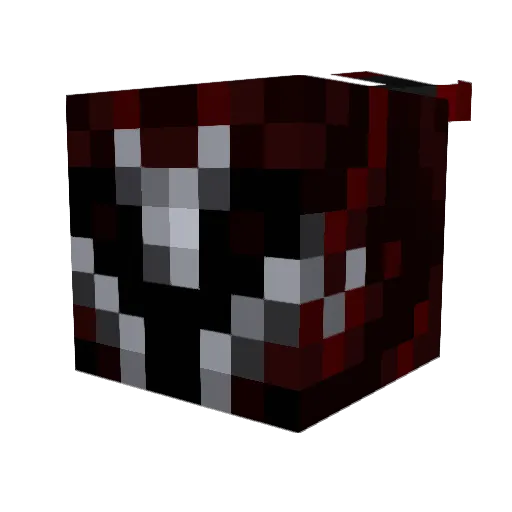 HermaMora Minecraft avatar head, 3D render