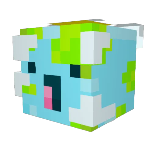 Hermit8899 Minecraft avatar head, 3D render
