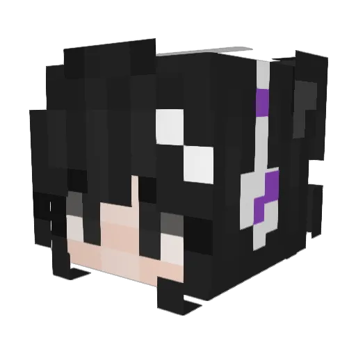Hermonik Minecraft avatar head, 3D render