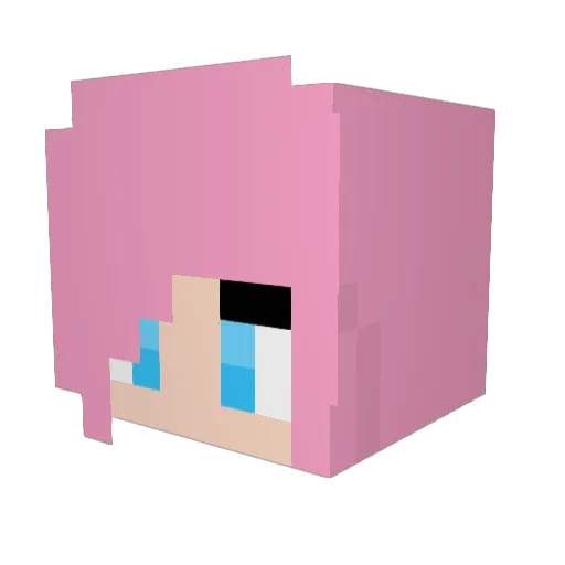 Hernan57 Minecraft avatar head, 3D render