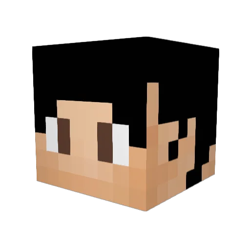 HernieMan93 Minecraft avatar head, 3D render