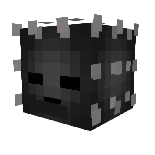 HernyPa Minecraft avatar head, 3D render