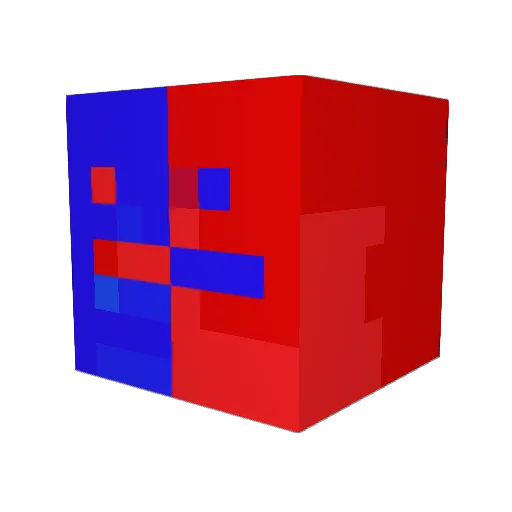 Hero1320 Minecraft avatar head, 3D render
