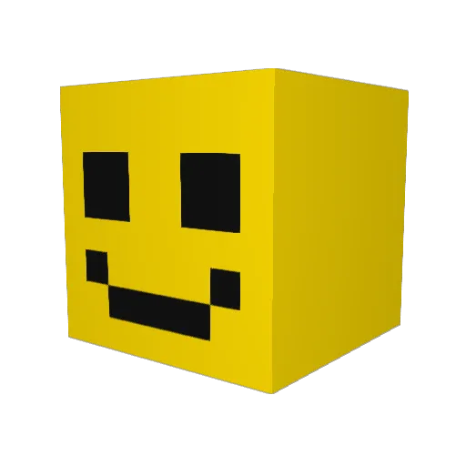 Hero135go Minecraft avatar head, 3D render