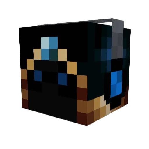 Hero2213 Minecraft avatar head, 3D render
