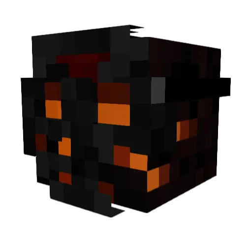 HeroAlexachu Minecraft avatar head, 3D render
