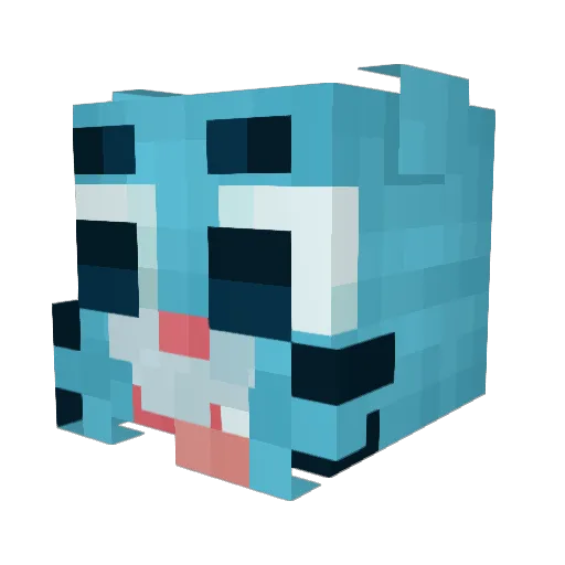HeroBrian44 Minecraft avatar head, 3D render