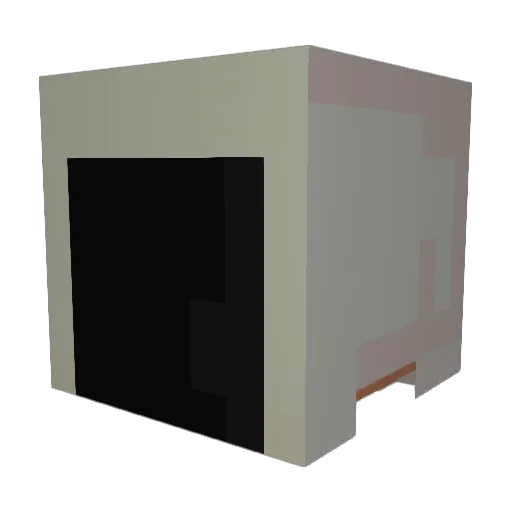 HeroBrineBoti Minecraft avatar head, 3D render