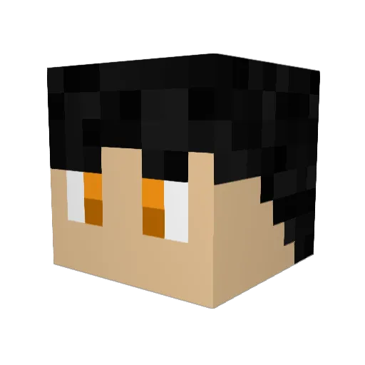 HeroBro150 Minecraft avatar head, 3D render