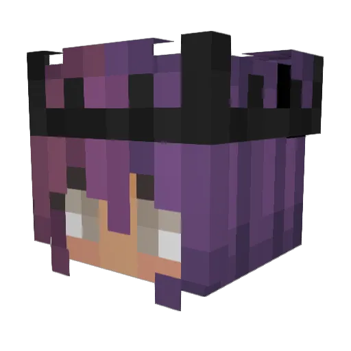 HeroClan Minecraft avatar head, 3D render