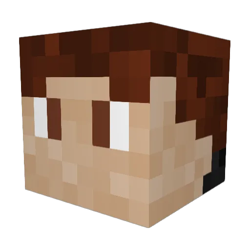 HeroEpicMC Minecraft avatar head, 3D render