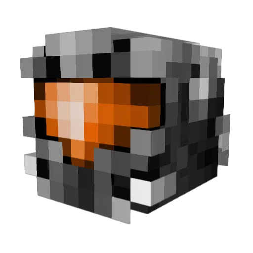 HeroGabe Minecraft avatar head, 3D render