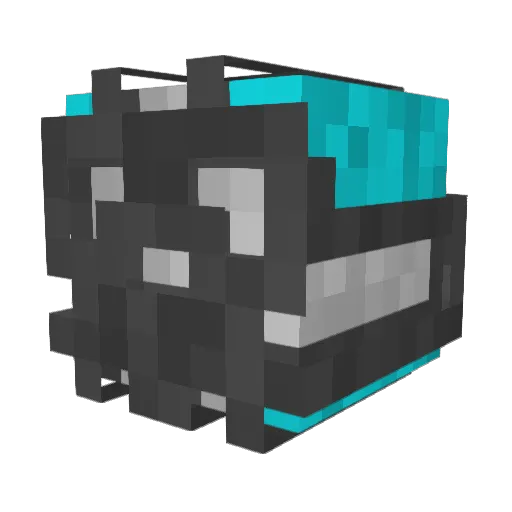 HeroGaurdian Minecraft avatar head, 3D render