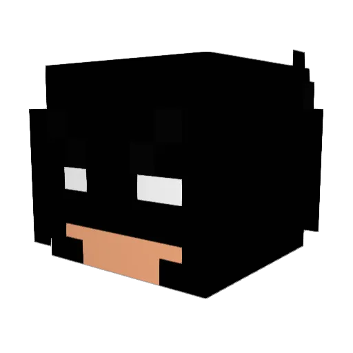 HeroMutant29 Minecraft avatar head, 3D render
