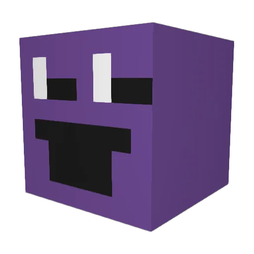 HeroNinjaFairy Minecraft avatar head, 3D render