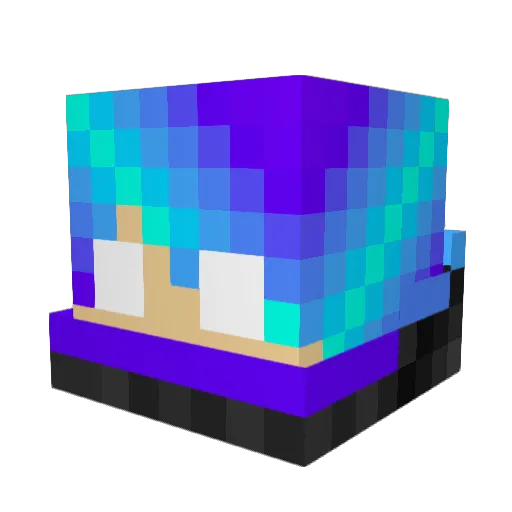 HeroPlaysYT Minecraft avatar head, 3D render