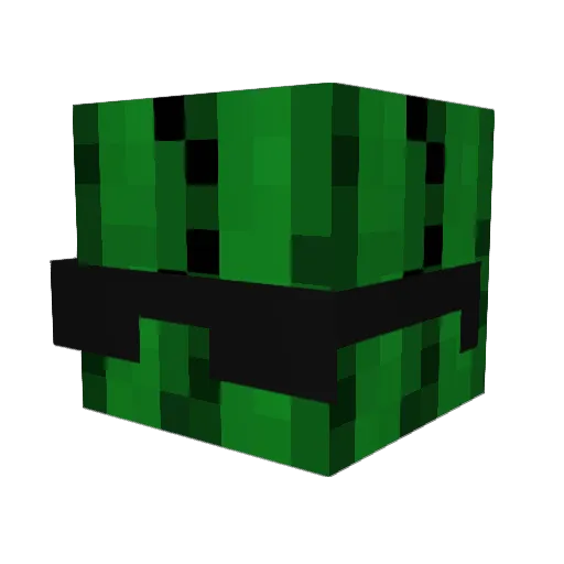 HeroQueen11 Minecraft avatar head, 3D render
