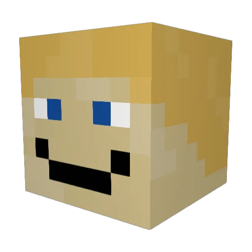 Hero_Ben123 Minecraft avatar head, 3D render