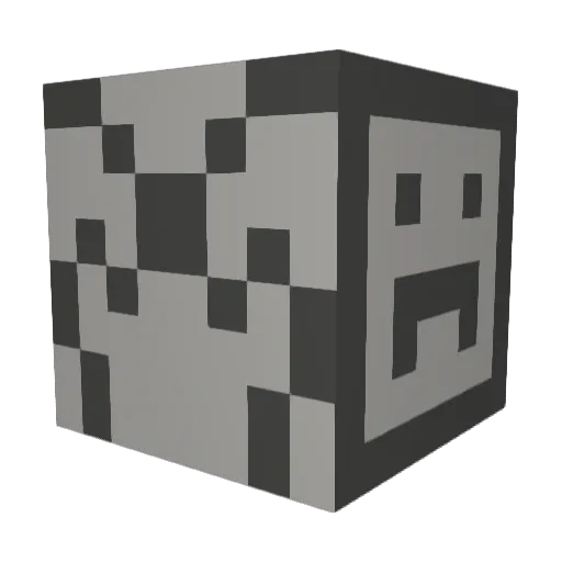 Herodi Minecraft avatar head, 3D render