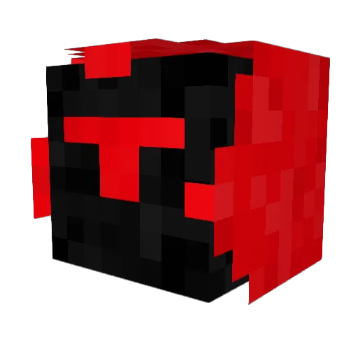 HeroicBarret Minecraft avatar head, 3D render