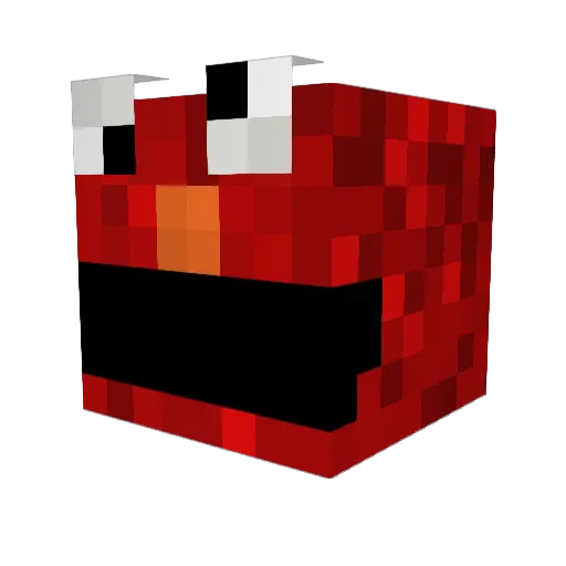 HeronVL Minecraft avatar head, 3D render