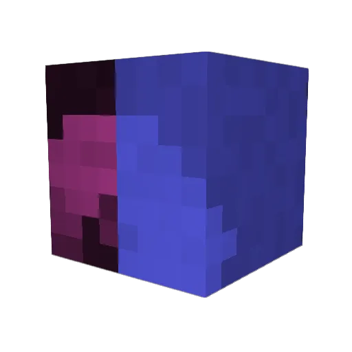 Herorisk Minecraft avatar head, 3D render