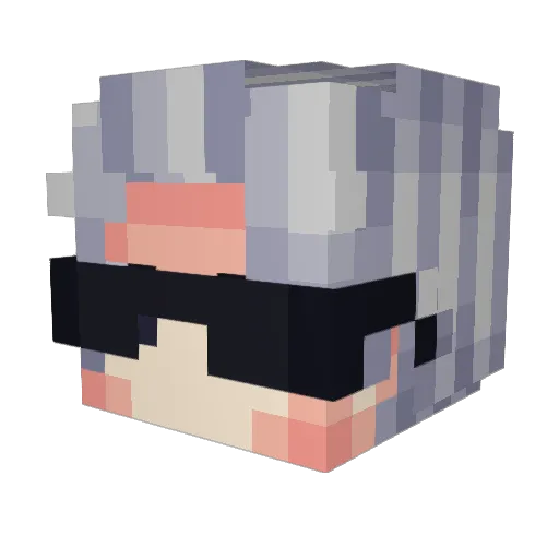 HerrBatuhan Minecraft avatar head, 3D render