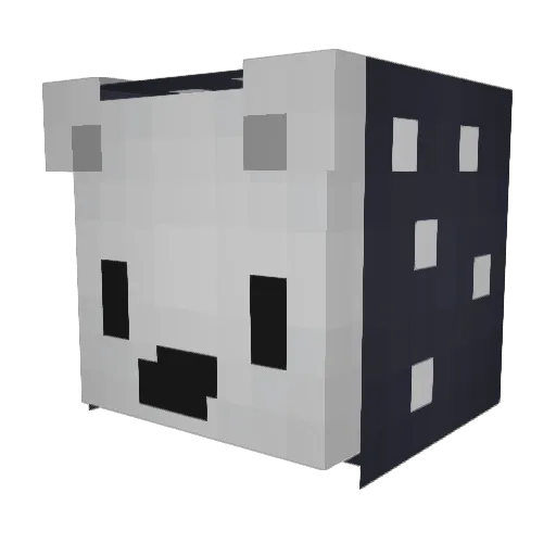 HerrCalgon Minecraft avatar head, 3D render