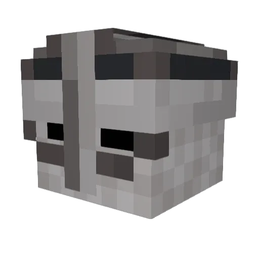 HerrDerKetten Minecraft avatar head, 3D render