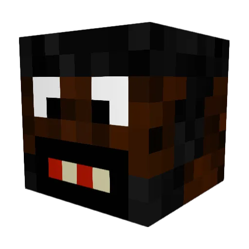 HerrUgli Minecraft avatar head, 3D render