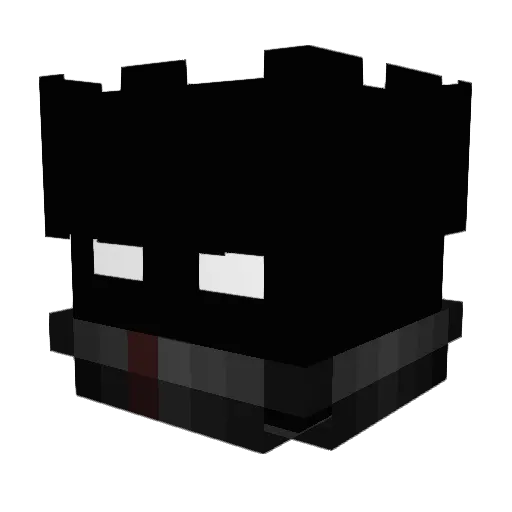 HerrVorragend__ Minecraft avatar head, 3D render