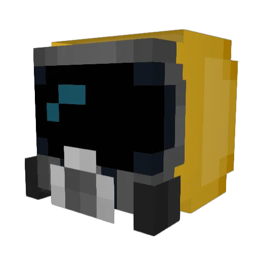 HerrVuk Minecraft avatar head, 3D render