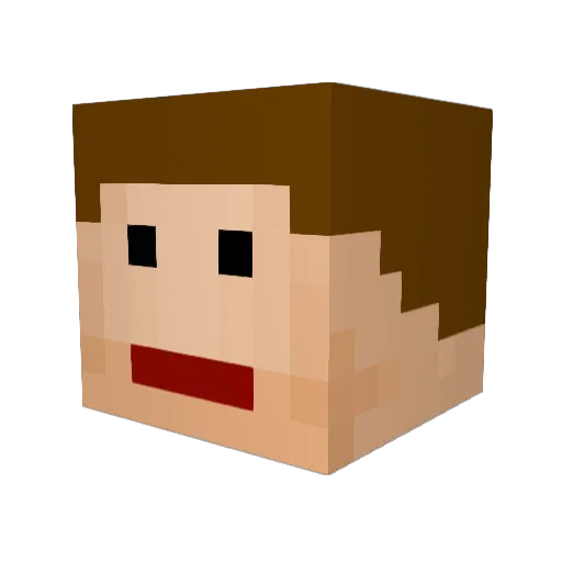 Herr_Heusers Minecraft avatar head, 3D render