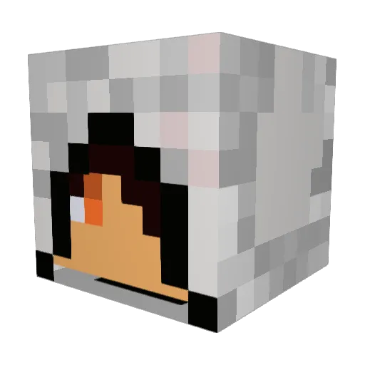 Herr_Marv Minecraft avatar head, 3D render