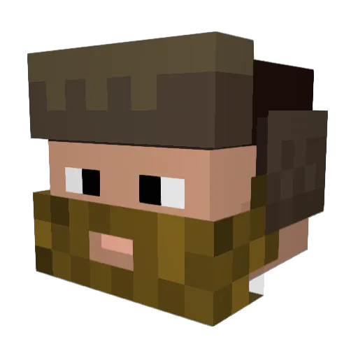 Herr_Maxl Minecraft avatar head, 3D render