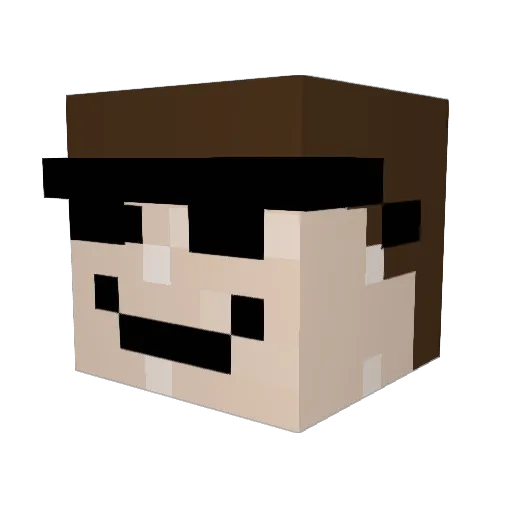 Herr_Thorston Minecraft avatar head, 3D render