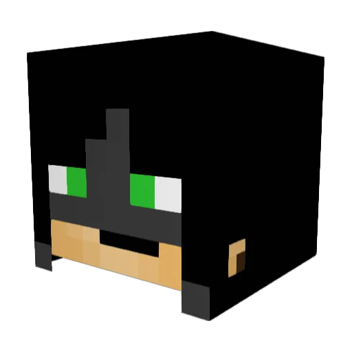 Herr_Zeus Minecraft avatar head, 3D render