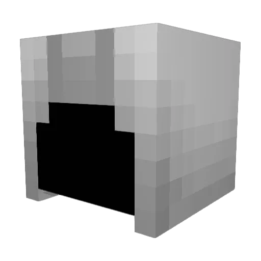 Herric Minecraft avatar head, 3D render