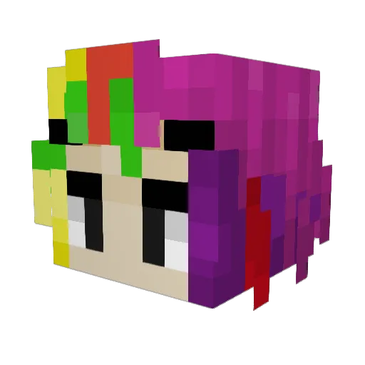 Herrmann1 Minecraft avatar head, 3D render