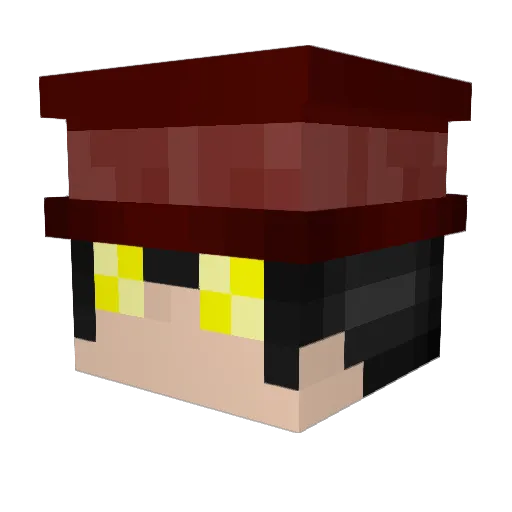 Herry_Duck Minecraft avatar head, 3D render