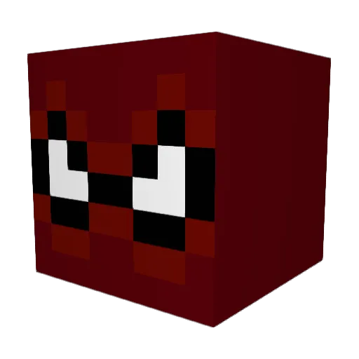 HersheyBarzz Minecraft avatar head, 3D render