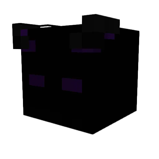 Heryc Minecraft avatar head, 3D render