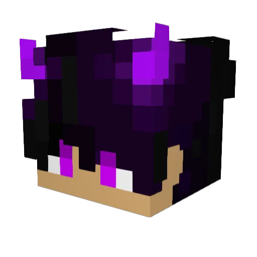 Herzei2002 Minecraft avatar head, 3D render