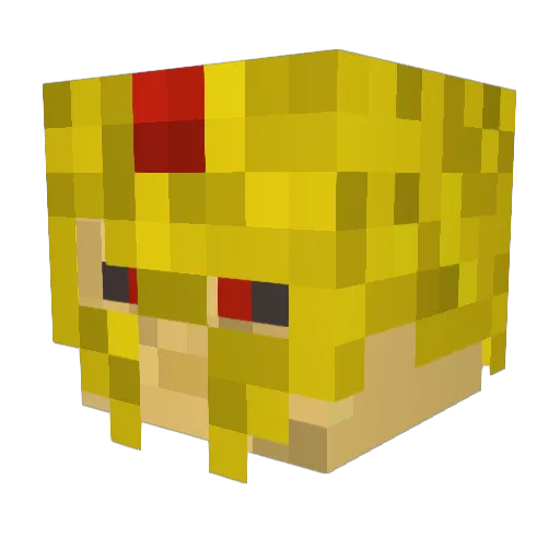 HesDeadJim24 Minecraft avatar head, 3D render