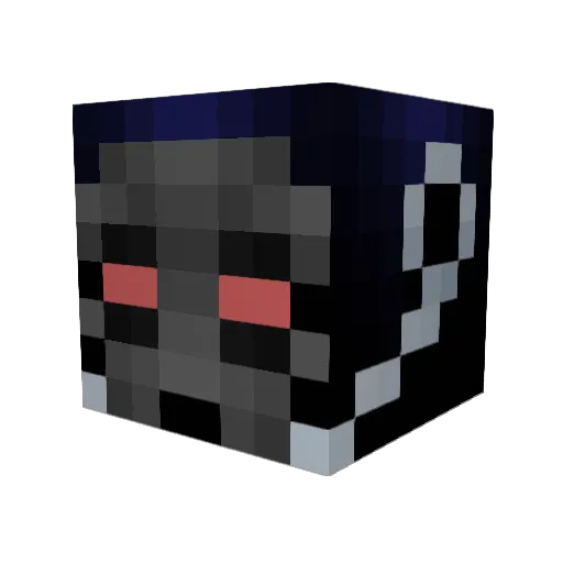 Heshua1 Minecraft avatar head, 3D render